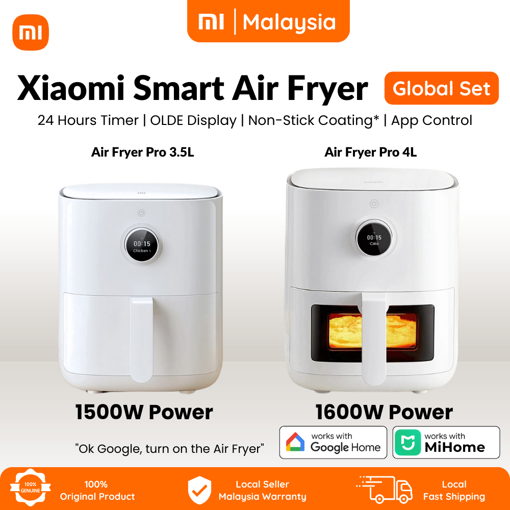 Xiaomi Smart Air Fryer 3.5L - Best air fryer Malaysia under RM200